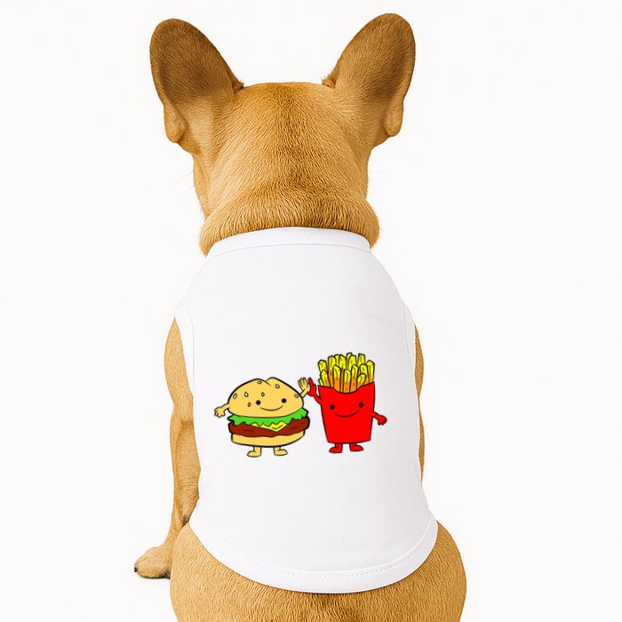 Hamburger Burger Fast Food French Fries Doggie Tank