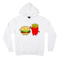 Hamburger Burger Fast Food French Fries Hoodie