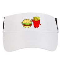 Hamburger Burger Fast Food French Fries Adult Drive Performance Visor
