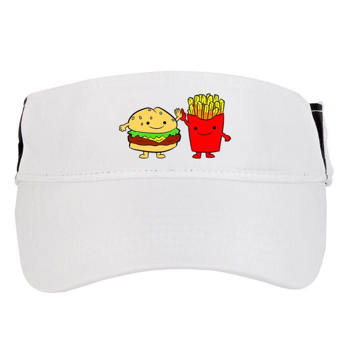 Hamburger Burger Fast Food French Fries Adult Drive Performance Visor