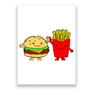 Hamburger Burger Fast Food French Fries Poster