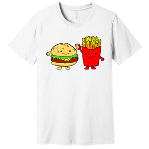 Hamburger Burger Fast Food French Fries Premium T-Shirt