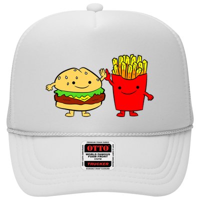 Hamburger Burger Fast Food French Fries Trucker Hat
