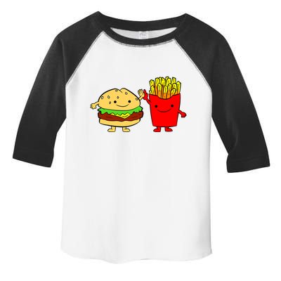 Hamburger Burger Fast Food French Fries Toddler Fine Jersey T-Shirt