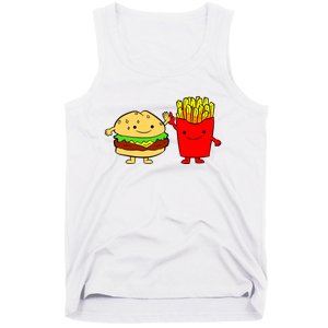 Hamburger Burger Fast Food French Fries Tank Top