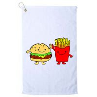 Hamburger Burger Fast Food French Fries Golf Towel