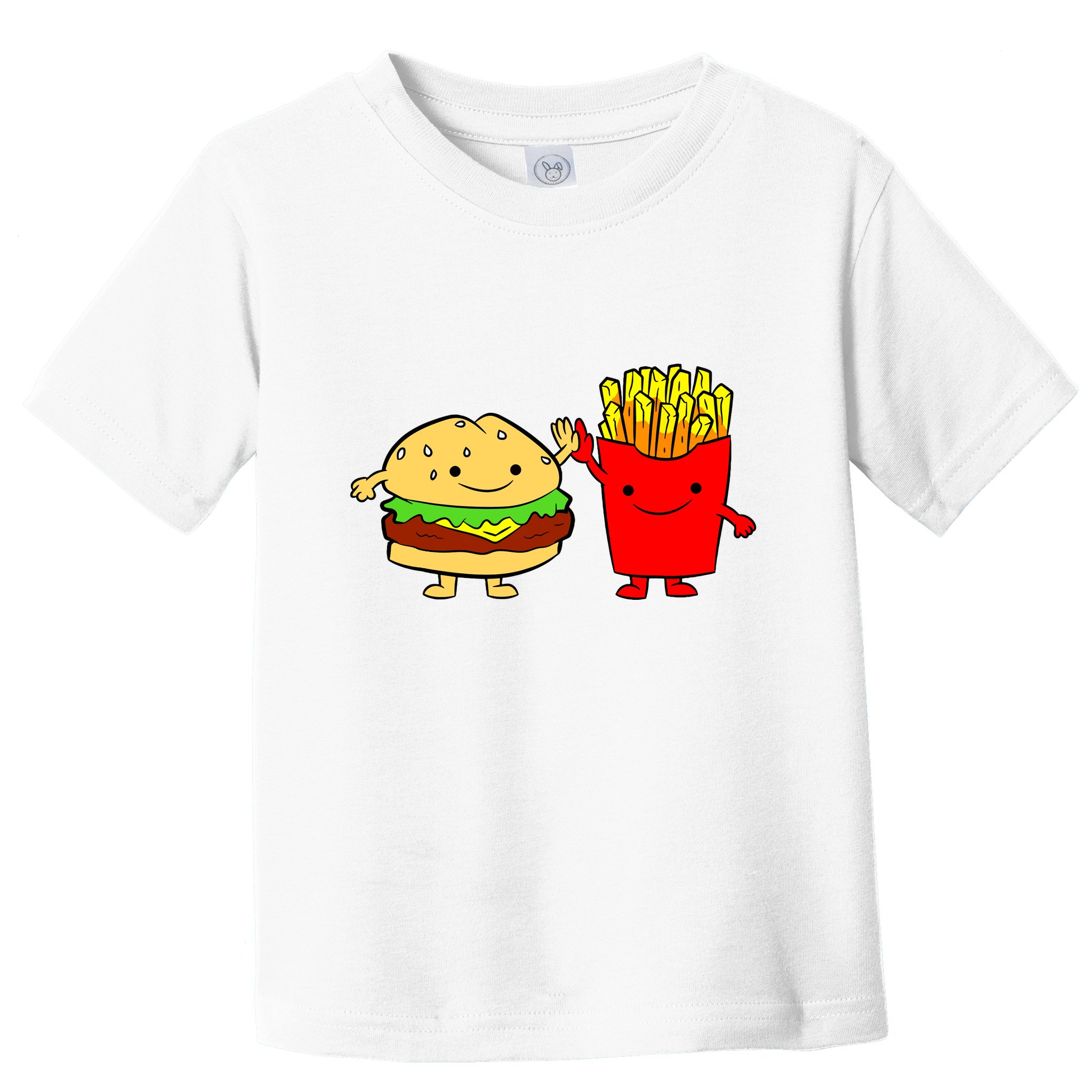 Hamburger Burger Fast Food French Fries Toddler T-Shirt