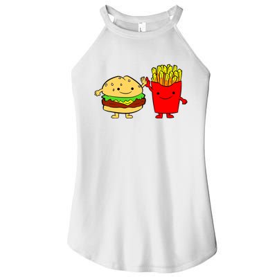 Hamburger Burger Fast Food French Fries Women's Perfect Tri Rocker Tank