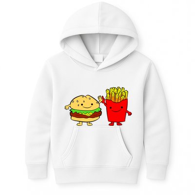 Hamburger Burger Fast Food French Fries Kids Hoodie