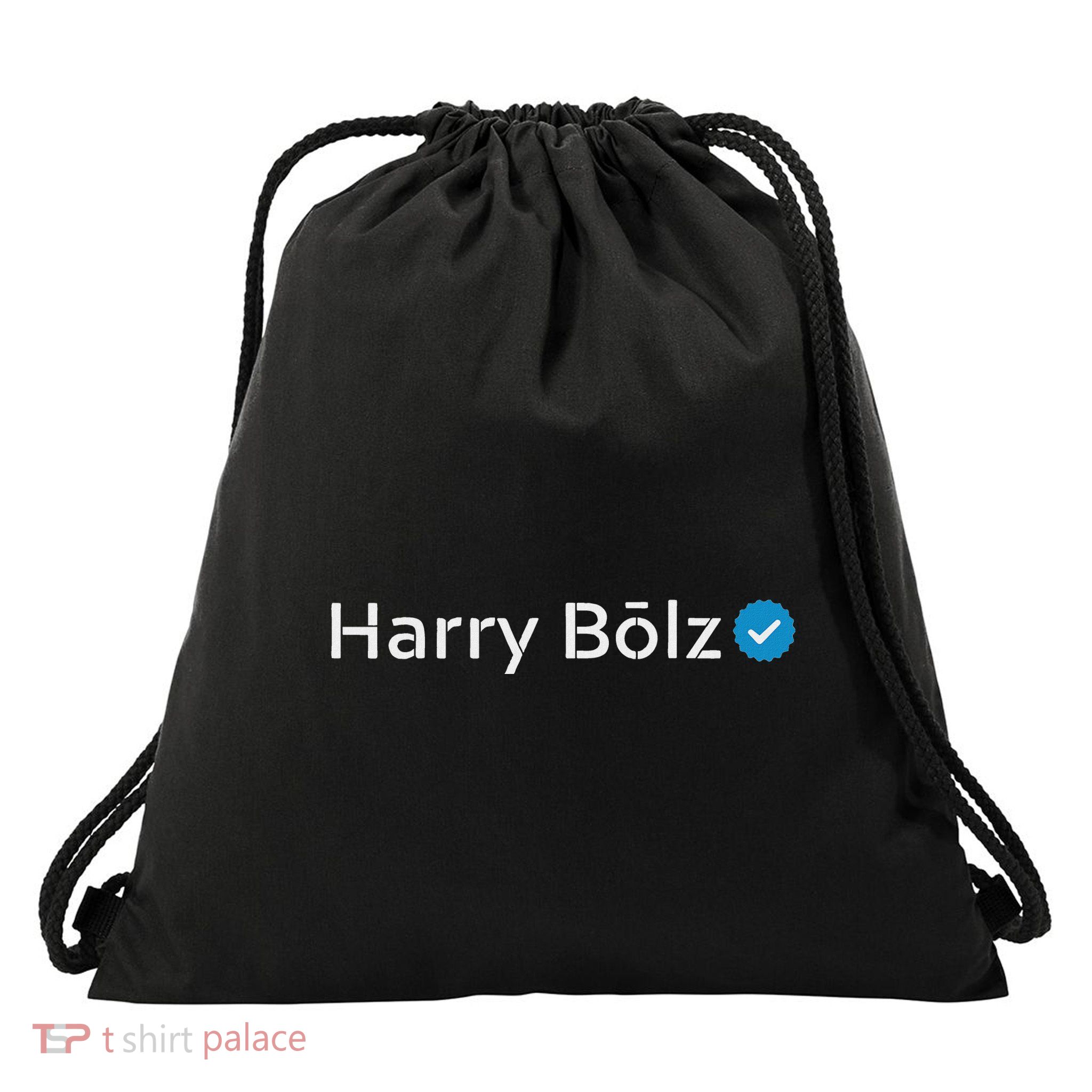 Harry Bolz Funny Saying Internet Meme Drawstring Bag
