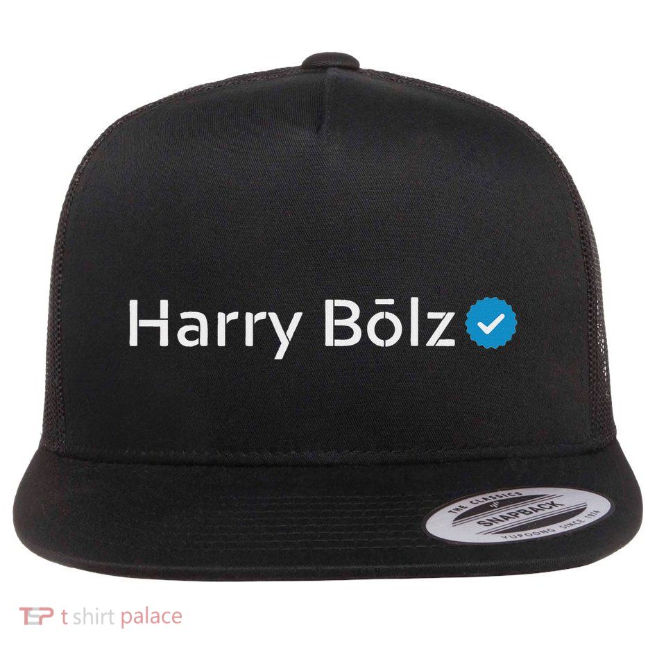 Harry Bolz Funny Saying Internet Meme Flat Bill Trucker Hat