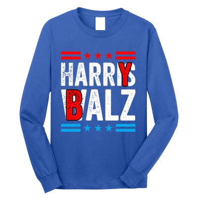 Harry Balz Funny Kamala Harris Political Harris Walz Gift Long Sleeve Shirt