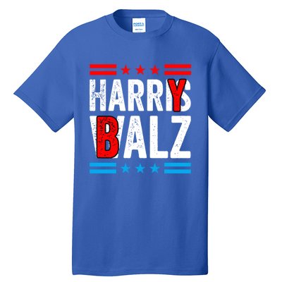 Harry Balz Funny Kamala Harris Political Harris Walz Gift Tall T-Shirt