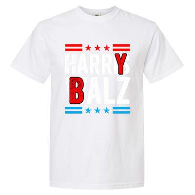 Harry Balz Funny Kamala Harris Political Harris Walz Gift Garment-Dyed Heavyweight T-Shirt