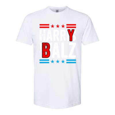 Harry Balz Funny Kamala Harris Political Harris Walz Gift Softstyle CVC T-Shirt