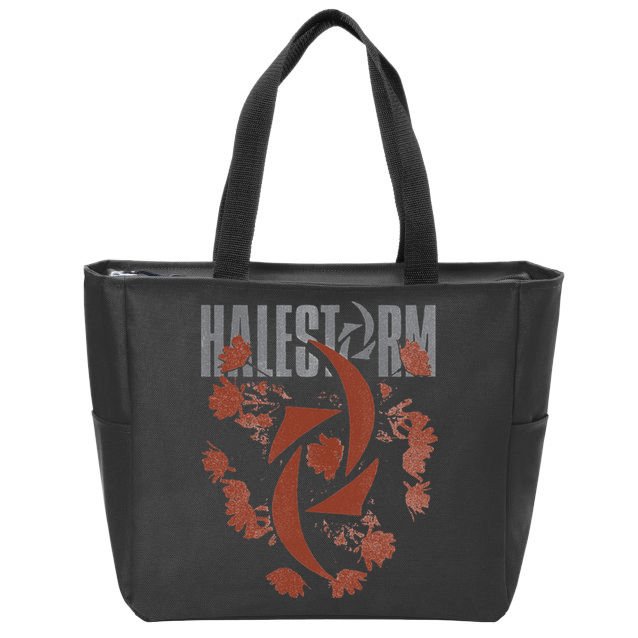 Halestorm BFTD Flower Zip Tote Bag