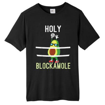 Holy Blockamole Funny Volleyball Block Avocado Tall Fusion ChromaSoft Performance T-Shirt