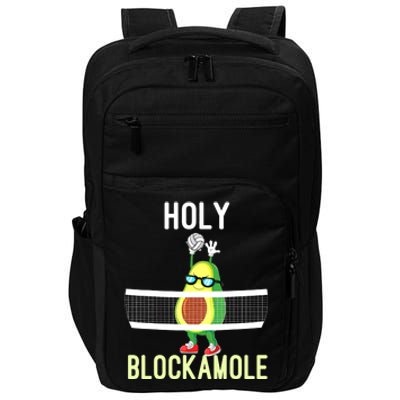 Holy Blockamole Funny Volleyball Block Avocado Teen Girls Impact Tech Backpack