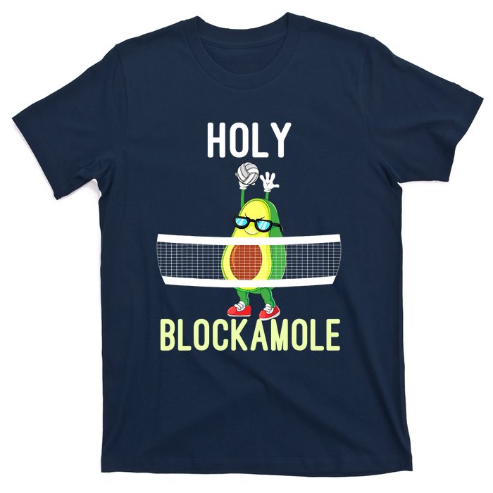 Holy Blockamole Funny Volleyball Block Avocado Teen Girls T-Shirt