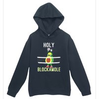 Holy Blockamole Funny Volleyball Block Avocado Teen Girls Urban Pullover Hoodie