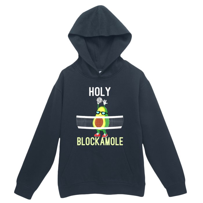 Holy Blockamole Funny Volleyball Block Avocado Teen Girls Urban Pullover Hoodie