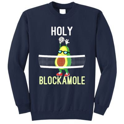 Holy Blockamole Funny Volleyball Block Avocado Teen Girls Tall Sweatshirt