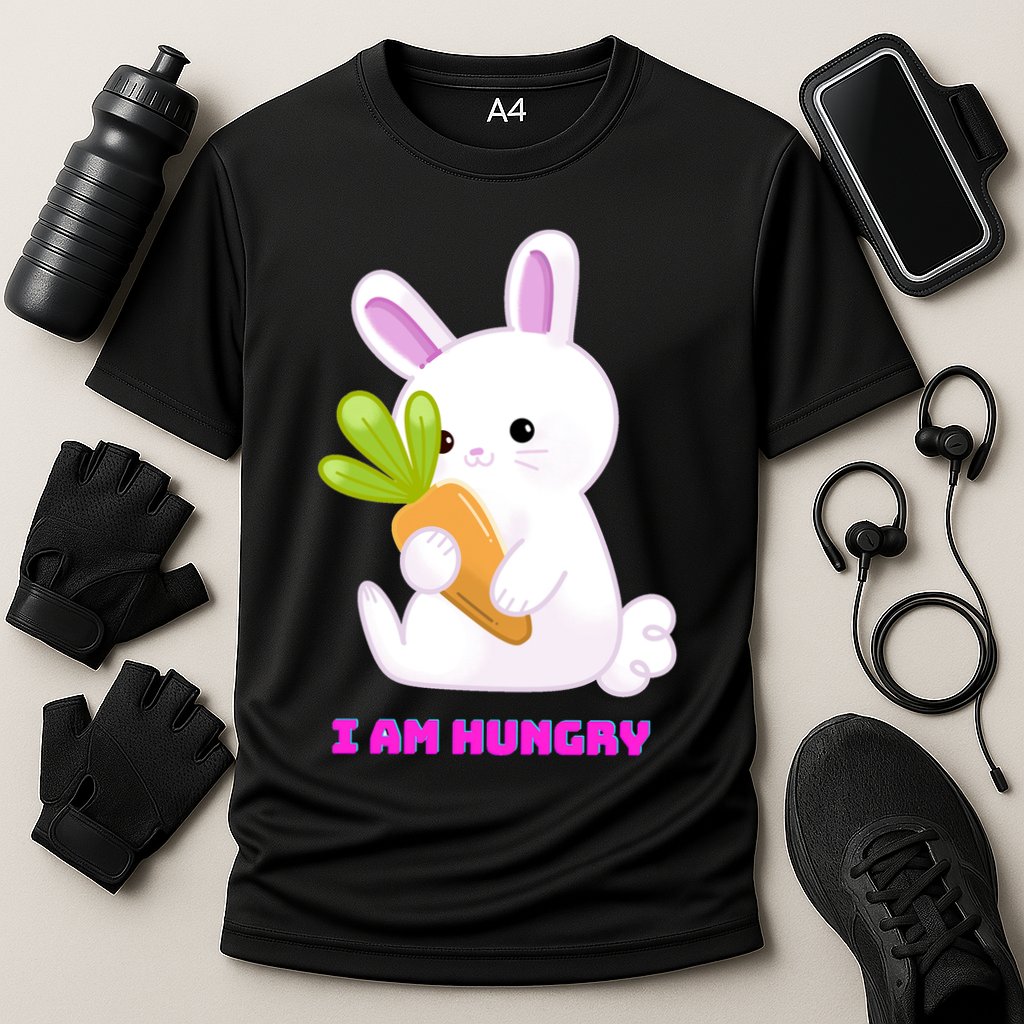 Happy Bunny Funny Performance Shirt