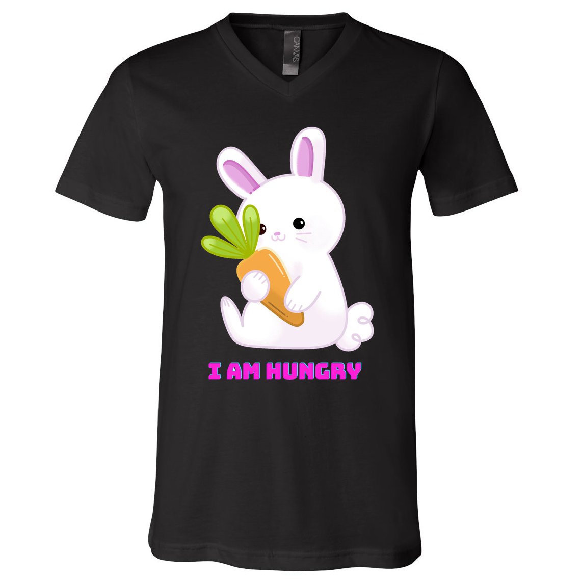 Happy Bunny Funny V-Neck T-Shirt