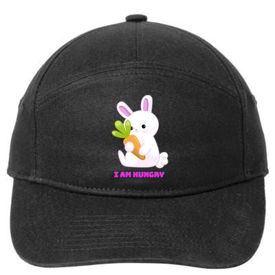 Happy Bunny Funny 7-Panel Snapback Hat