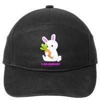 Happy Bunny Funny 7-Panel Snapback Hat