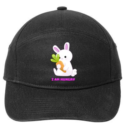 Happy Bunny Funny 7-Panel Snapback Hat