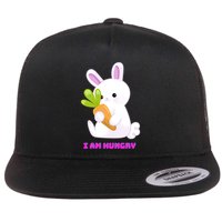 Happy Bunny Funny Flat Bill Trucker Hat