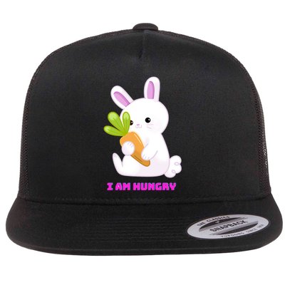 Happy Bunny Funny Flat Bill Trucker Hat