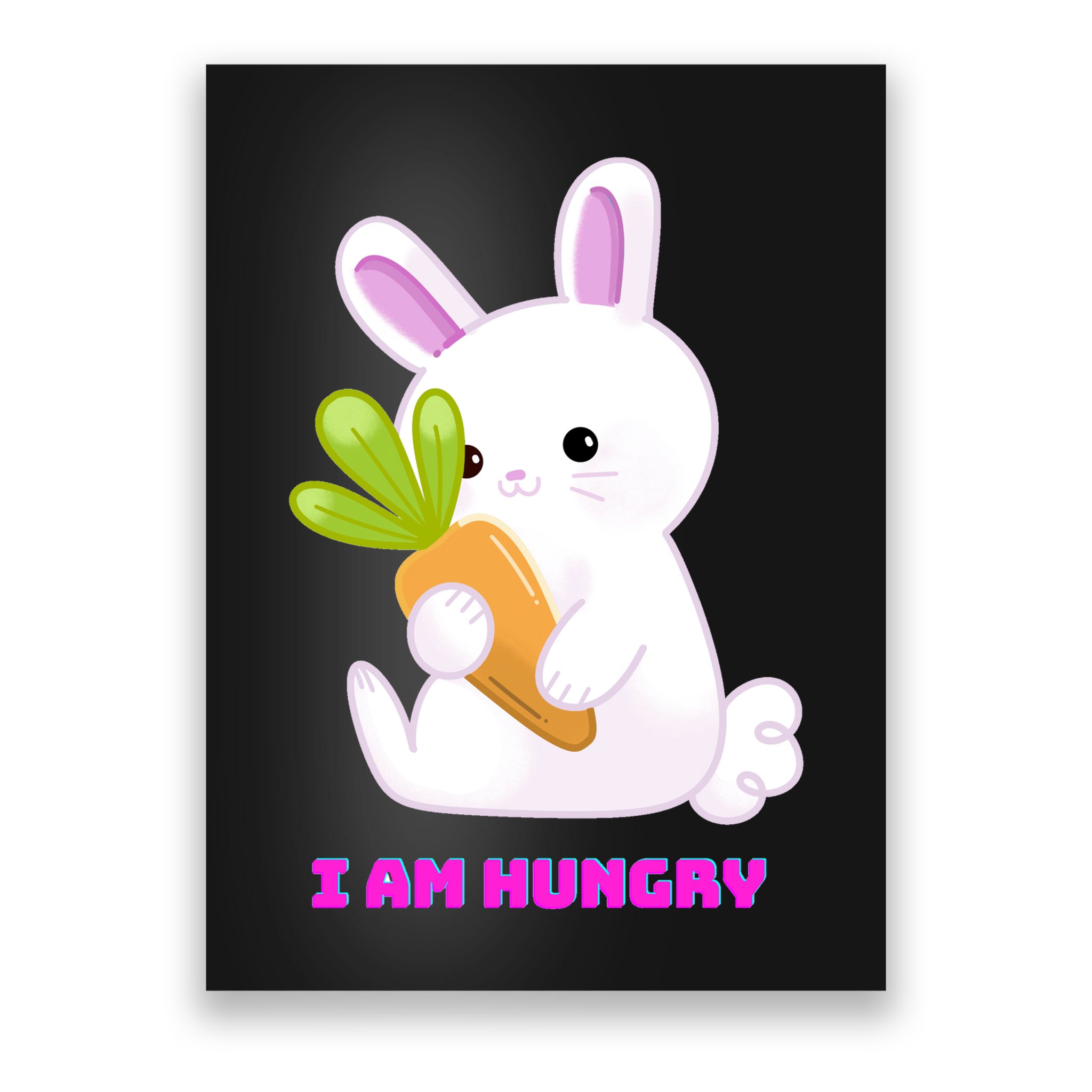 Happy Bunny Funny Poster