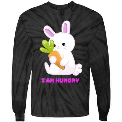 Happy Bunny Funny Tie-Dye Long Sleeve Shirt