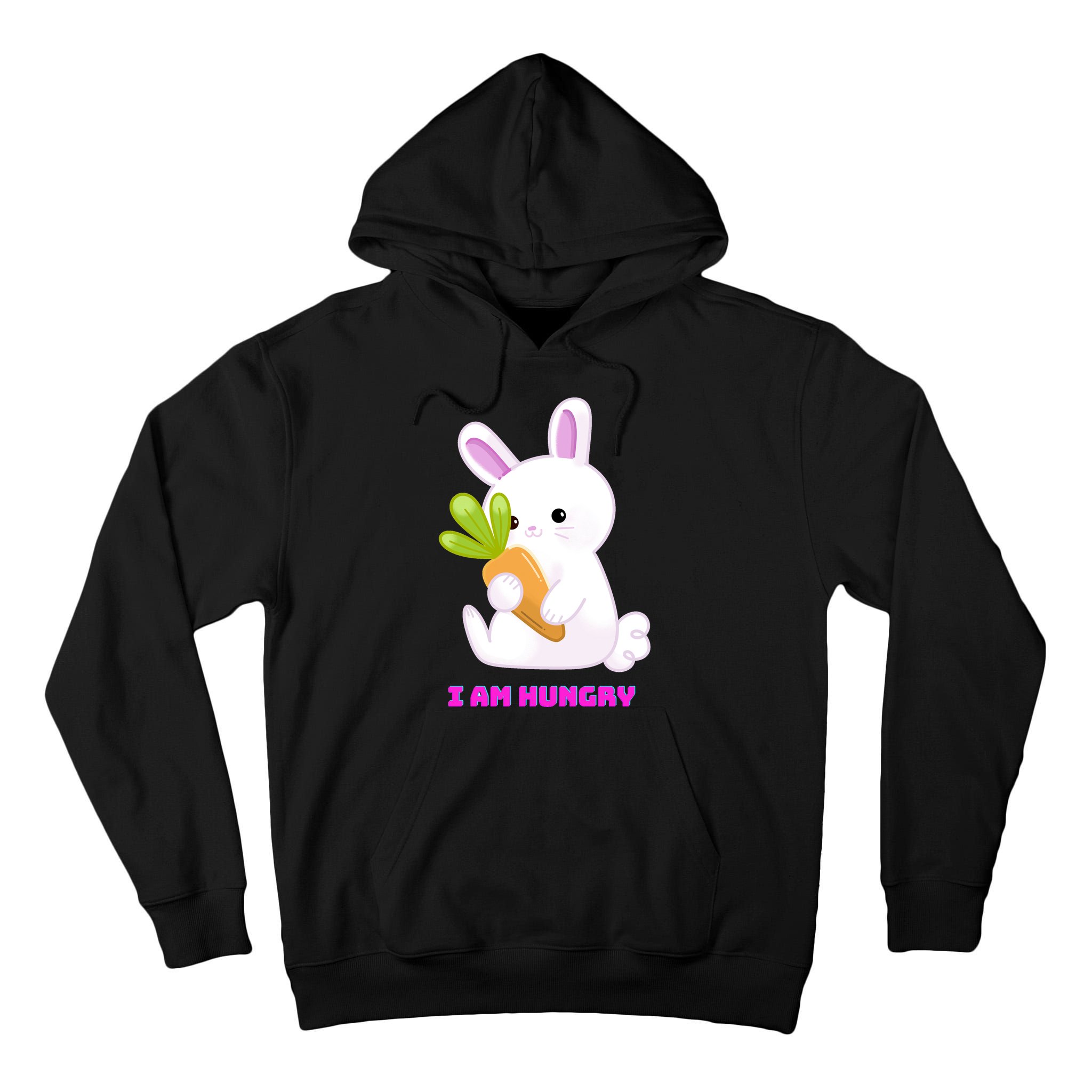 Happy Bunny Funny Tall Hoodie