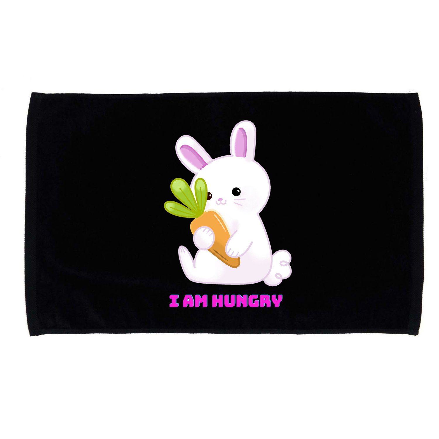 Happy Bunny Funny Microfiber Hand Towel