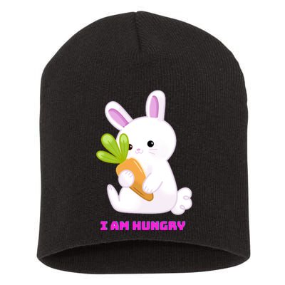 Happy Bunny Funny Short Acrylic Beanie