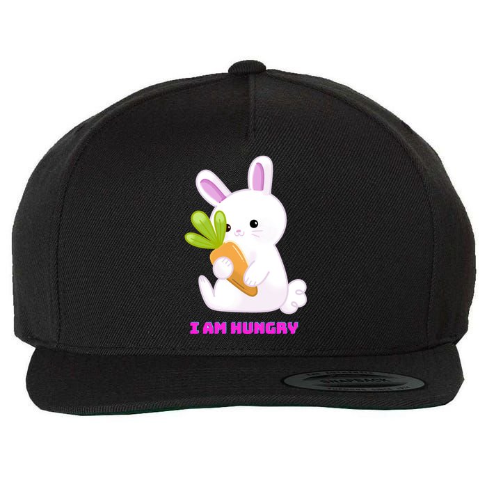 Happy Bunny Funny Wool Snapback Cap