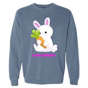 Happy Bunny Funny Garment-Dyed Sweatshirt