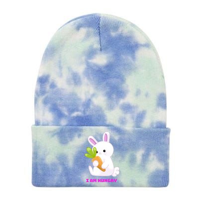 Happy Bunny Funny Tie Dye 12in Knit Beanie