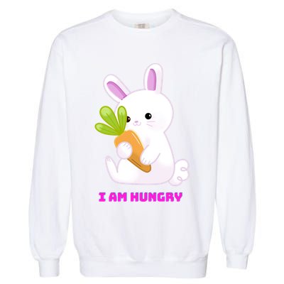 Happy Bunny Funny Garment-Dyed Sweatshirt