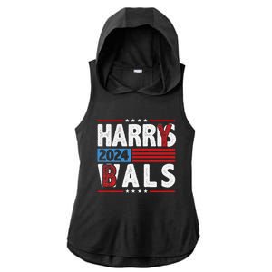 Harrys Balz Funny Harry Balz 2024 Gift Ladies PosiCharge Tri-Blend Wicking Draft Hoodie Tank