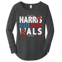 Harrys Balz Funny Harry Balz 2024 Gift Women's Perfect Tri Tunic Long Sleeve Shirt