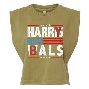 Harrys Balz Funny Harry Balz 2024 Gift Garment-Dyed Women's Muscle Tee