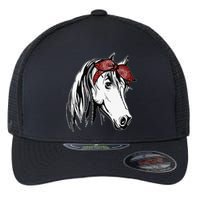 Horse Bandana For Equestrian Horseback Riding Horse Lover Flexfit Unipanel Trucker Cap