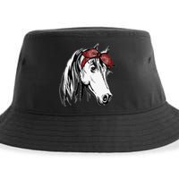 Horse Bandana For Equestrian Horseback Riding Horse Lover Sustainable Bucket Hat