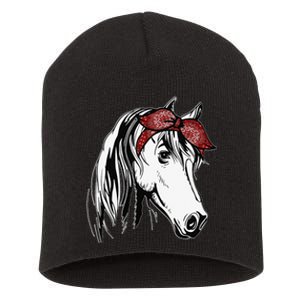 Horse Bandana For Equestrian Horseback Riding Horse Lover Short Acrylic Beanie