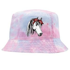 Horse Bandana For Equestrian Horseback Riding Horse Lover Tie-Dyed Bucket Hat