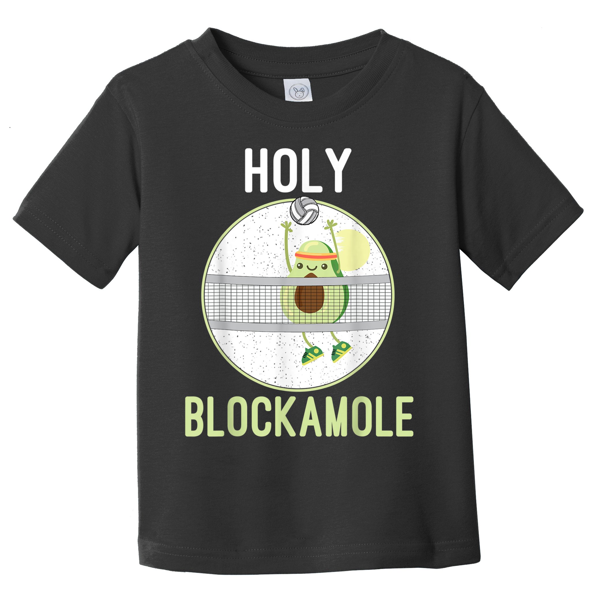 Holy Blockamole Funny Volleyball Block Avocado N Girls Toddler T-Shirt